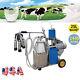 Electric Milking Machine For Farm Cows Bucket Piston Vacuum Pump Milk Dairy Usa