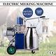 Electric Single Cow Milking Machine Milker Pulsator With 25l Bucket New