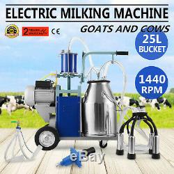 Electric milker for cows goats sheep 25L