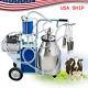 Fast Ship Milker Electric Milking Machine For Farm Cattle Cows 25l Bucket 110v