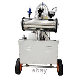 Farm Bucket Milker 25L Electric Vacuum Pump Milking Machine for Cows and Goats