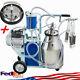 Farm Electric Milking Machine For Goats Cows Withbucket Automatic 550w 25l+gift Us