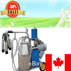 Farm Use Electric Milking Machine Milker For Farm Cows+25LStainless Steel Bucket