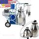 Fast Ship 25l Electric Dairy Milking Machine Milker For Farm Cows Cattle Bucket