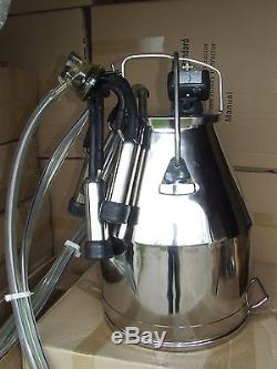 Fresh Cow milking machine 60 lb with Delaval Style Lid