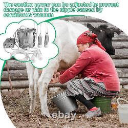Goat Milking Machine Goat Milker 5L 304 Stainless Steel Bucket for Cows