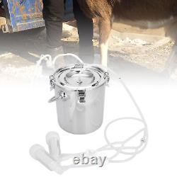 HDA Milking Machine Kit Portable Electric Milker Adjustable Pulsation