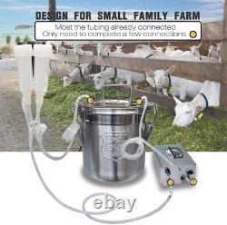Hantop 12L Goat Milking Machine Portable Plug-in Pulsating Pump (Classic Model)