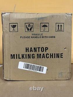 Hantop 6L Goat Milking Machine, Rechargeable Battery Powered 304 Stainless Steel