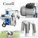 Heavy Duty Electric Milking Machine Cow Milker Portable Piston Pump 25l Bucket