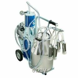 Intbuying Y170683 110V Electric Milking Machine Piston Cow and Goat Milker Machi