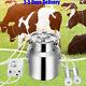 Large 14l Cow Milker Upgraded Dual Heads Milking Machine Vacuum Pulse Adjustable