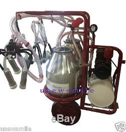 MILKING MACHINE with 1 System x 1 Cow and 1x 2 Goats Simultaneous INOX+FREE EXTRAS