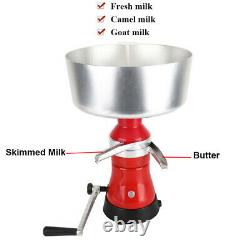 Manual Milk Cream Centrifugal Separator Machine 80L/H Suitable for Goat Cow Milk