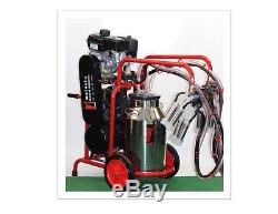 Melasty cow milking machine electric and gasoline operated milk 2 cows in 6 min