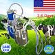 Milker Electric Piston Vacuum Pump Milking Machine For Farm Cows Bucket Us Fast