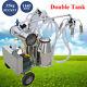 Milker Portable Electric Vacuum Pump Milking Machine Farm Cows Double Tank Good