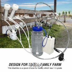Milking Machine For Cow, Portable Electric Cow Milker Milking Machine With 2 Tea