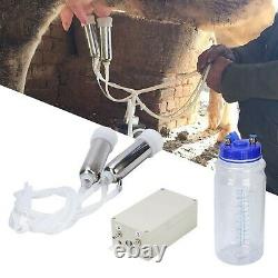 Milking Machine for Cow 2L Portable Household Electric Cow Milker Vacuum-Puls