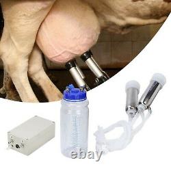 Milking Machine for Cow 2L Portable Household Electric Cow Milker Vacuum-Puls