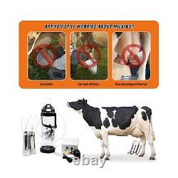 Milking Machine for Cows 3L Pulsation Vacuum Electric Suction Pump Milking Ma