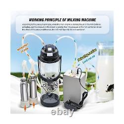 Milking Machine for Cows 3L Pulsation Vacuum Electric Suction Pump Milking Ma