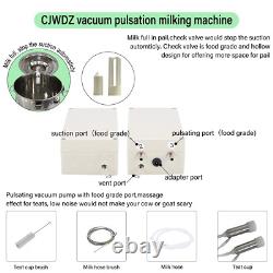 Milking Machine for Goats Cows Pulsation Vacuum Pump Milker Milking Supplies