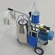 New 25l Electric Milking Machine Farm Cows Withbucket Double Handles 12 Cows/h