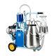 New Electric Milking Machine Milker For Farm Cows Bucket 25l 304 Stainless Steel