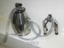 Portable Cow Milk Bucket, 304 Stainless Steel Bucket Tank Bucket Milking Machine