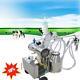 Portable Double Tanks Bucket Milker Electric Vacuum Pump Milking Machine Cows Us