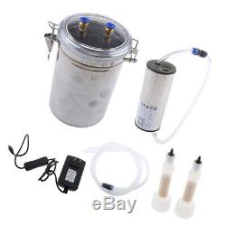 Portable Electric Cow Milker, Milking Machine for Cow (2L Two Teat)