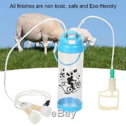 Portable Electric Milker Machine Double Head For Farm Cow Sheep Goat Milking