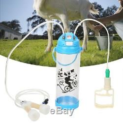 Portable Electric Milker Machine Double Head For Farm Cow Sheep Goat Milking