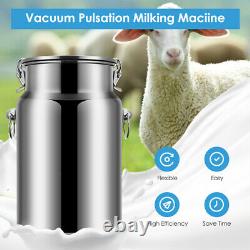 Portable Electric Milking 7L Machine Food-Grade Material For Farm Cow Cattle