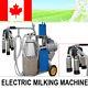 Portable Electric Milking Machine Farm Cow Bucket Vacuum Piston Pump