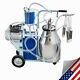 Portable Electric Milking Machine Milker Cows Stainless Steel 25l With Bucket Ups
