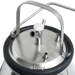 Portable Electric Milking Machine Milker Cows Stainless Steel With 25L Bucket Good