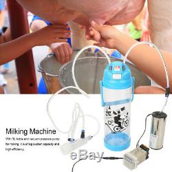 Portable Electric Milking Machine Sheep Cow Goat Suction Capacity Milker Machine