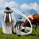Portable Electric Milking Machine For Cows Bucket Stainless Steel Bucket Farm