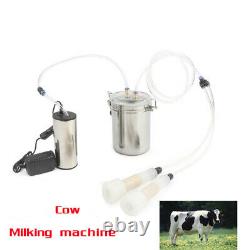 Portable Farm Dairy Cattle Milking Machine Vacuum Pump Electric Milking Machine