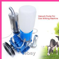 Portable Vacuum Pump Cow Goat Milking Machine Milker Bucket Tank Barrel 250L/min