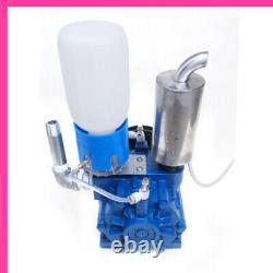 Portable Vacuum Pump Cow Goat Milking Machine Milker Bucket Tank Barrel 250L/min