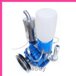 Portable Vacuum Pump Cow Goat Milking Machine Milker Bucket Tank Barrel 250L/min