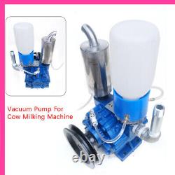 Portable Vacuum Pump Cow Goat Milking Machine Milker Bucket Tank Barrel 250L/min