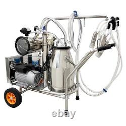 Premium Farm Bucket Milker Electric Vacuum Pump Milking Machine for Cows Goat