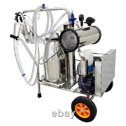 Premium Farm Bucket Milker Electric Vacuum Pump Milking Machine for Cows Goat