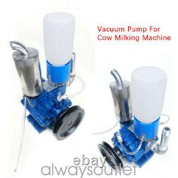 Professional cow milking machine vacuum pump 1440 rpm milk bucket 250 L / min