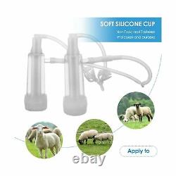 S SMAUTOP 7L Electric Milking Machine for Goat Cow Stainless Steel Vacuum Pum