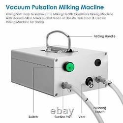 S SMAUTOP 7L Electric Milking Machine for Goat Cow Stainless Steel Vacuum Pump B